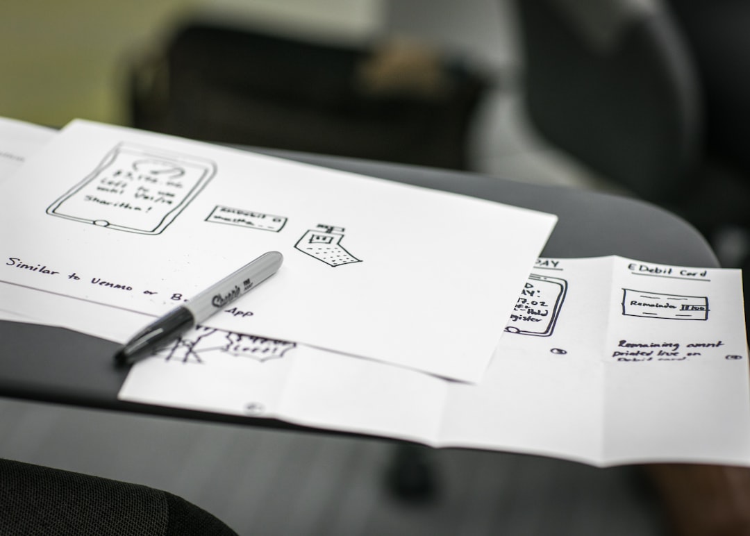 Croquis et détails d'une proposition de commande sur mesure